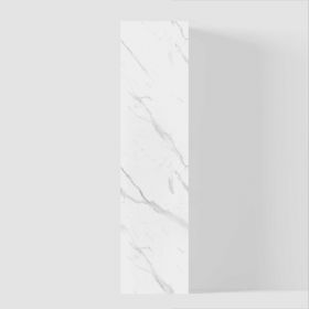 Revêtement mural marbre blanc satiné, panneau H.240 cm + personnalisation, B'Wall ®esin-Wood - image 2