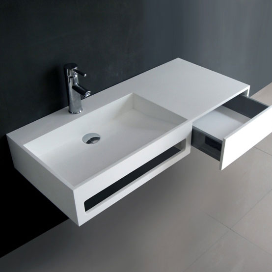 Meuble de salle de bain 90 cm SandStone : Qualité du produit