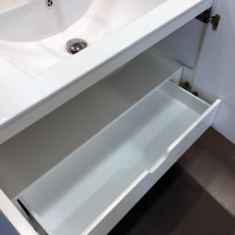 Meuble de salle de bains Touquet Blanc 75 cm