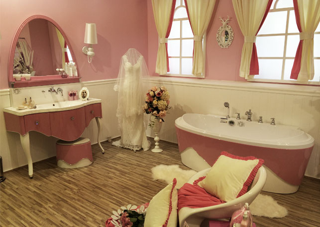 Salle de bain de princesse