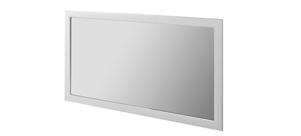 Miroir minéral , 91x56 cm, matière composite minerale, Rectangulaire