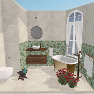 Salle de bain Art Nouveau