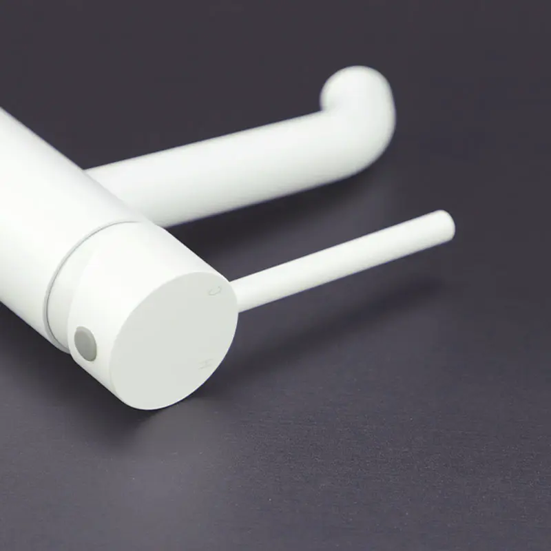 Robinet mitigeur lavabo blanc mat, Châtelet