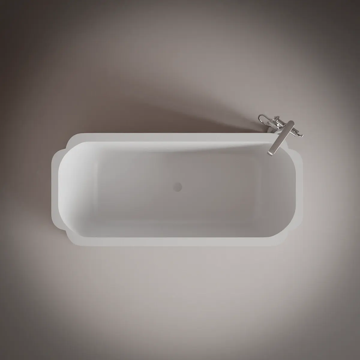 Baignoire îlot Blanc Mat 175X80 Victoria 