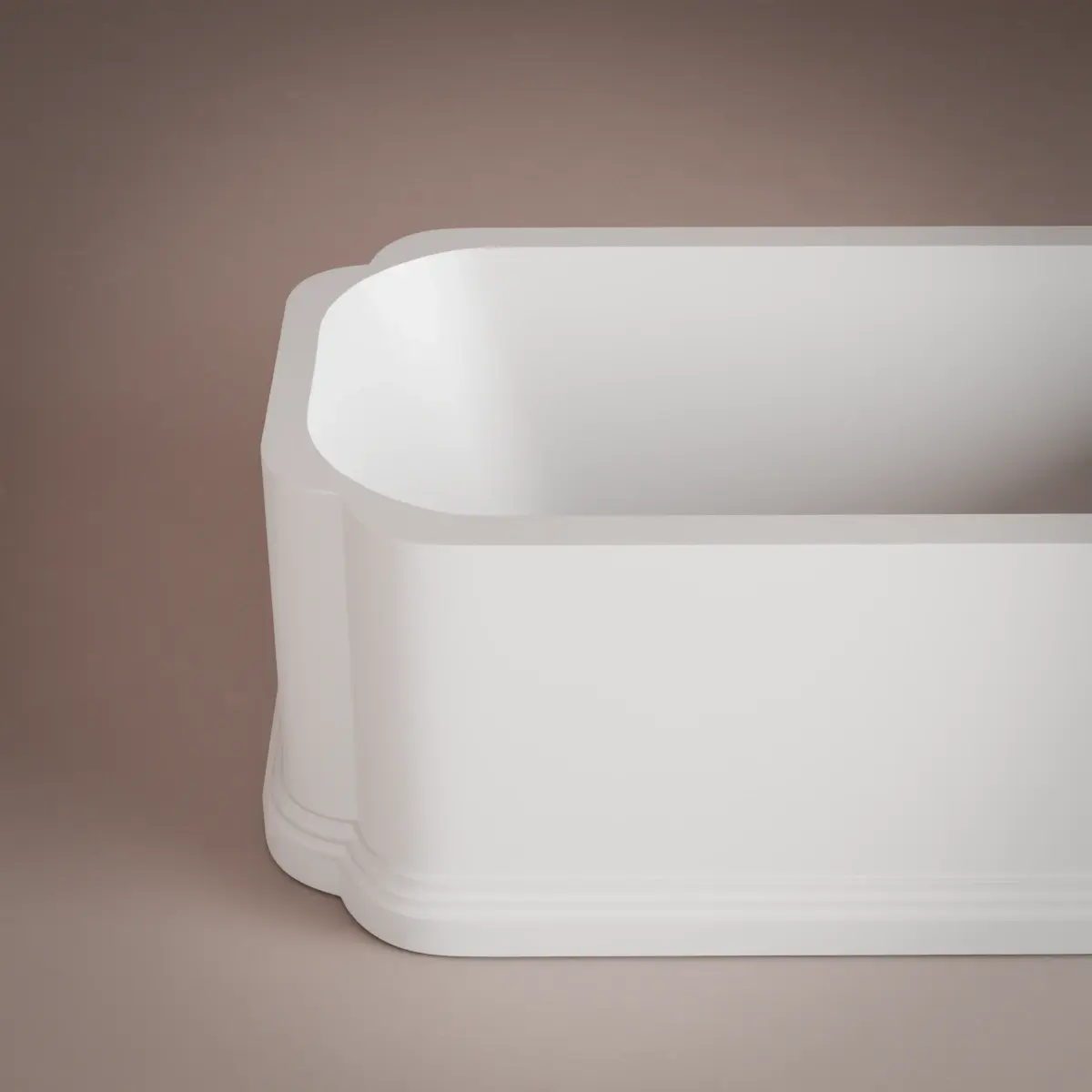 Baignoire îlot Blanc Mat 175X80 Victoria 