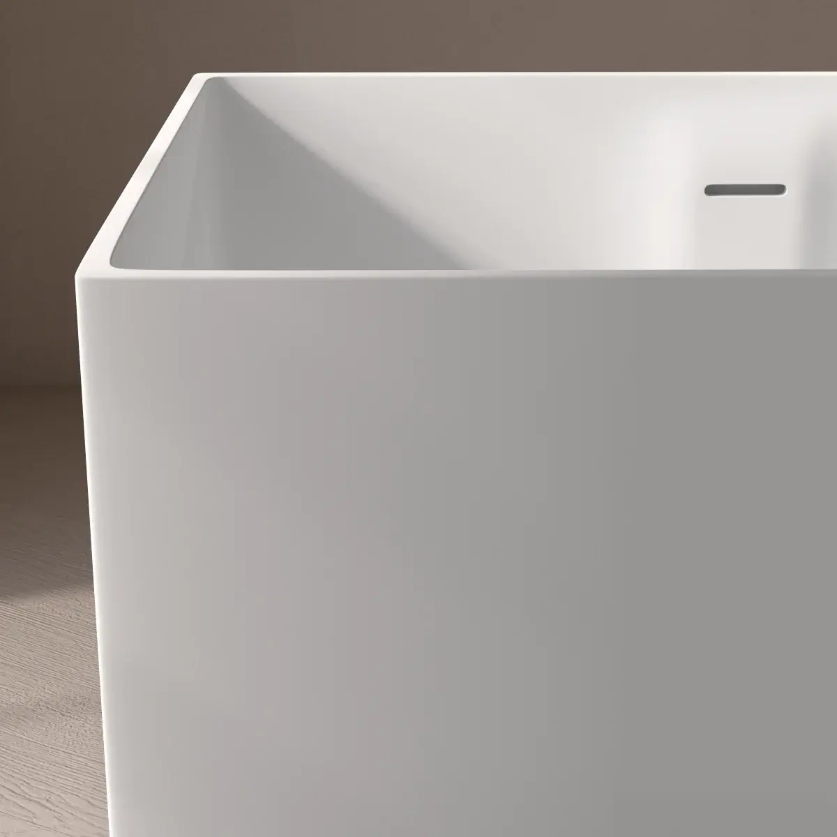 Ofuro Baignoire Ilot 120X68X75 Solid Surface