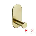 [SF-6031GR] Patère adhésive doré brossé, Sansvis.webp