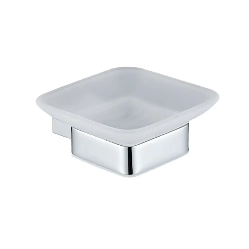 [DXB34] Porte-savon, Chromé, Qube.webp