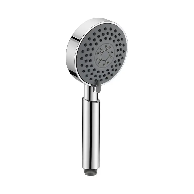 Colonne de douche avec mitigeur thermostatique, Ø25cm, Châtelet, douchette ronde, chrome