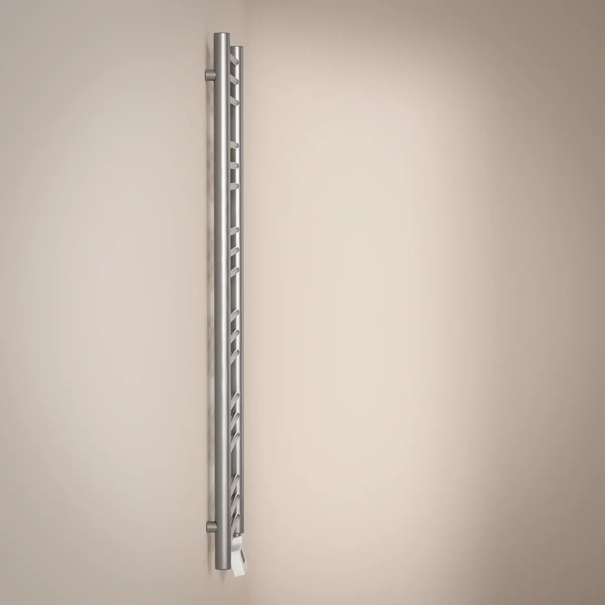 Sèche-Serviettes électrique, 120x50 cm, 500W, Inox brossé, Châtelet