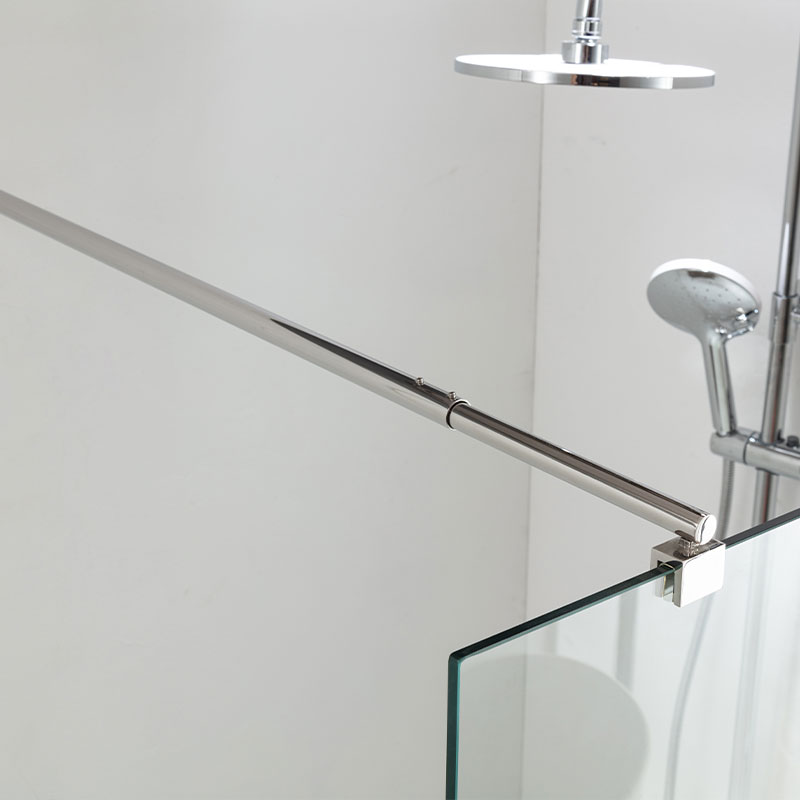 Paroi de douche fixe 60 à 160 cm, profilé chromé, Altea