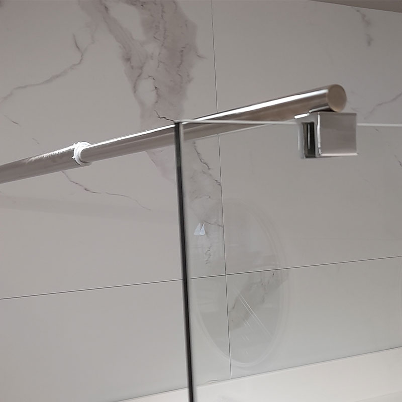 Paroi de douche fixe avec retour, réglable de 150 à 190 x 90cm cm, Altea