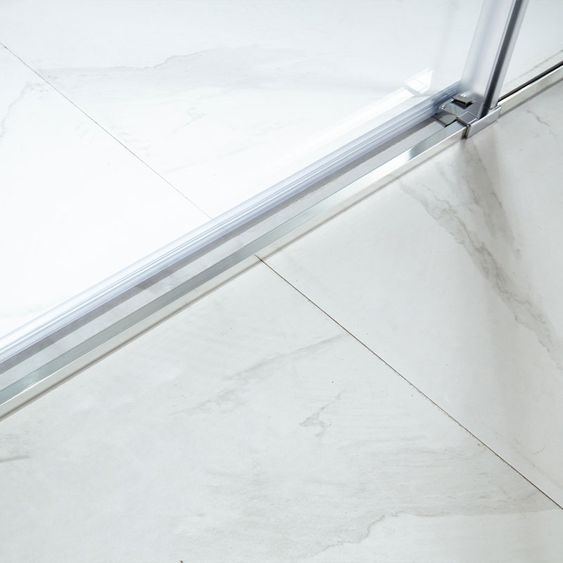 Porte de douche coulissante 100 à 140 cm, chromé, Arena 2
