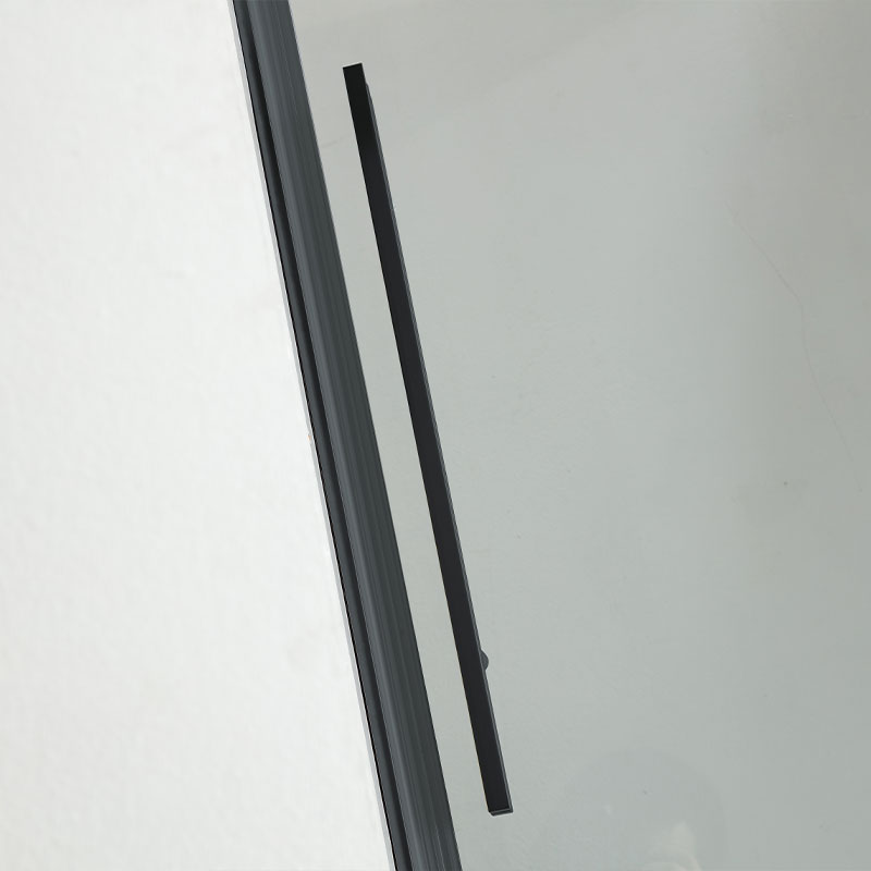 Porte de douche coulissante 100 à 140 cm, noir mat, Arena Black 2