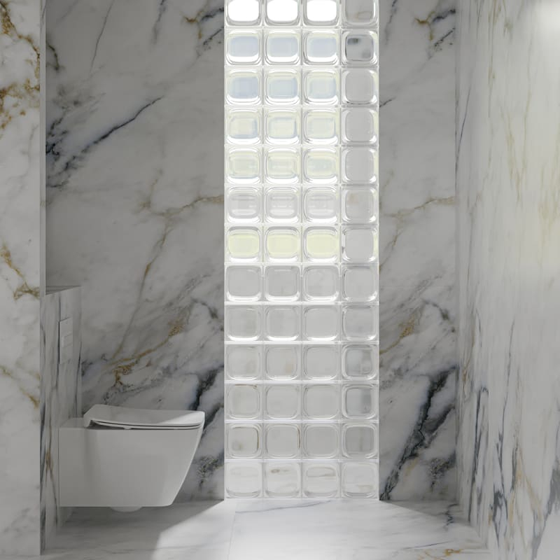 Revêtement mural Carrara, 122x244 cm Ocre Mat, B'organic®