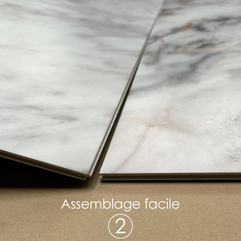 Revêtement mural Carrara, 122x244 cm Ocre Mat, B'organic®