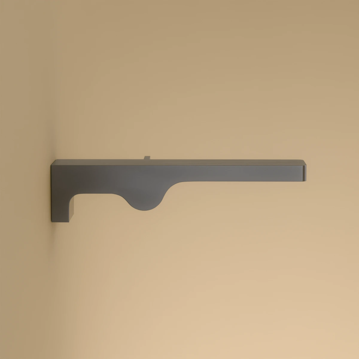 Robinet mitigeur lavabo mural gun métal brossé, Carrousel