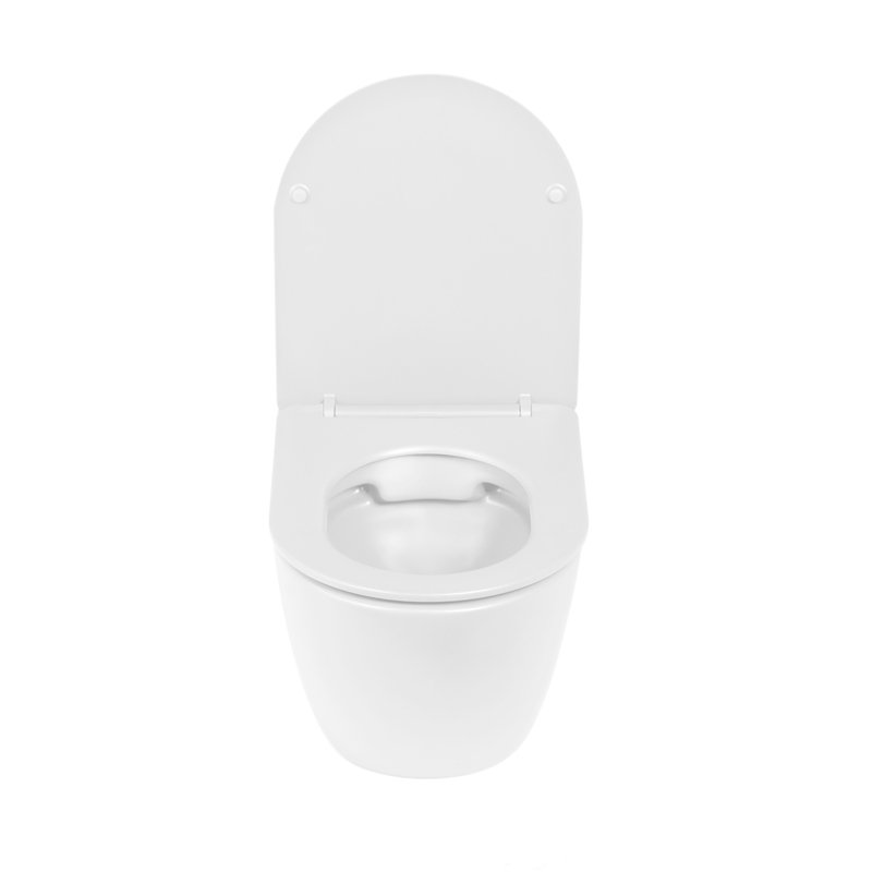 WC Suspendu compact, 49x37 cm, Blanc mat, Celia