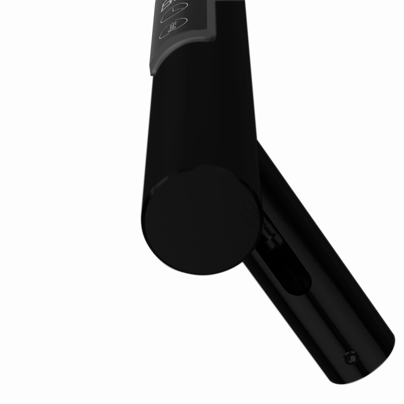 Chauffe serviette électrique 75W 145X32  Noir mat, Châtelet