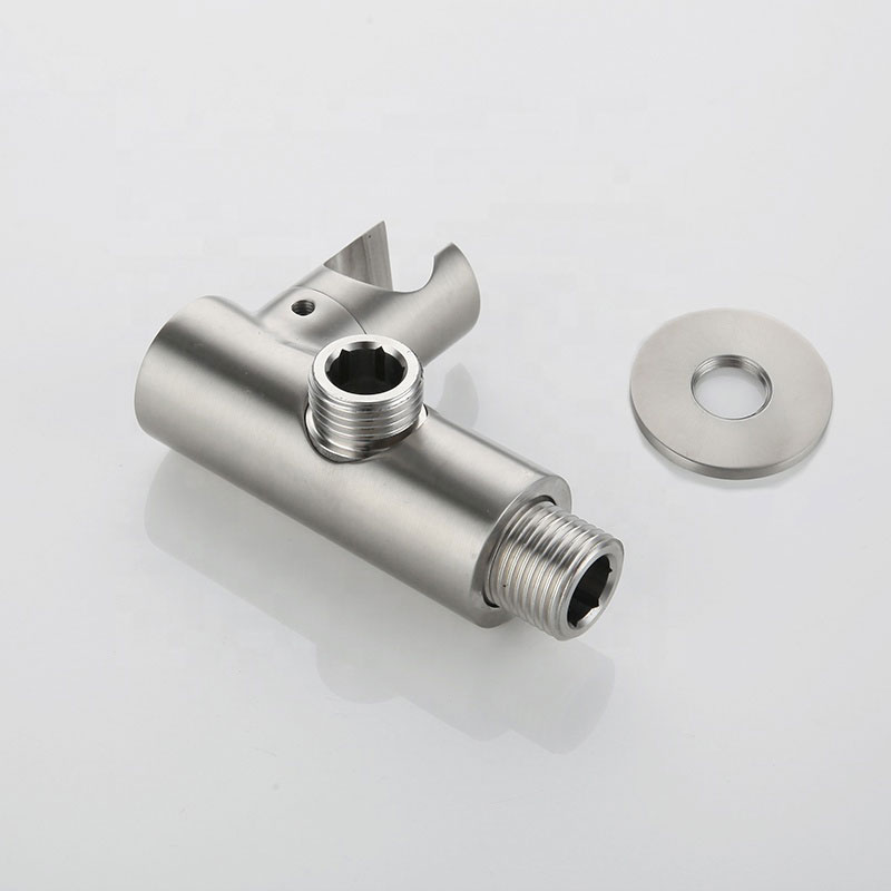 Pack robinetterie mitigeur douche à encastrer, inox brossé, 2 sorties, Châtelet