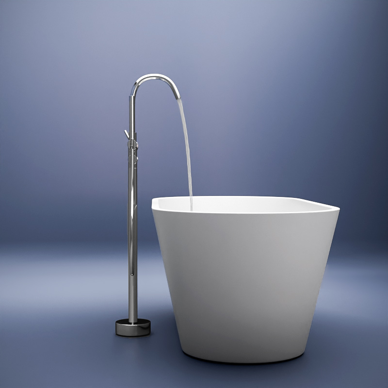 Robinet mitigeur de baignoire sur pied, chromé, Châtelet III