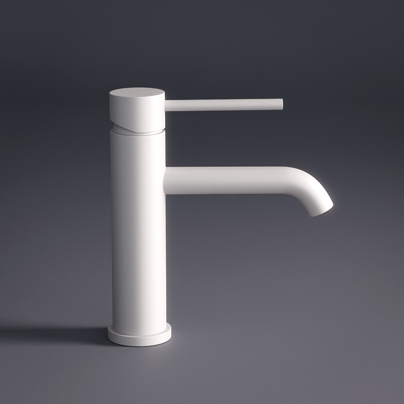 Robinet mitigeur lavabo blanc mat, Châtelet