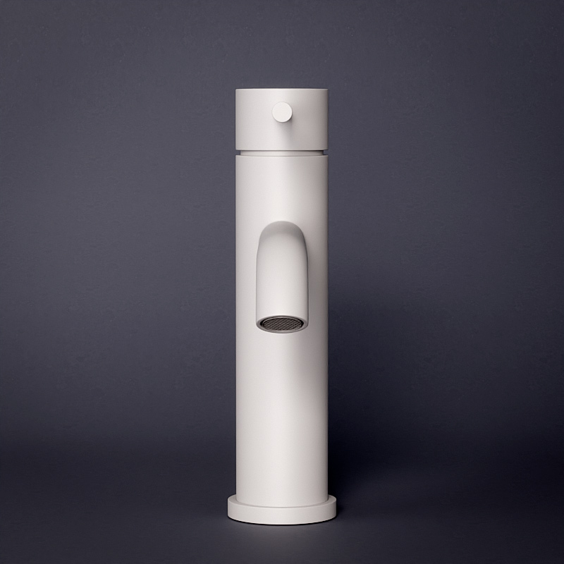 Robinet mitigeur lavabo blanc mat, Châtelet