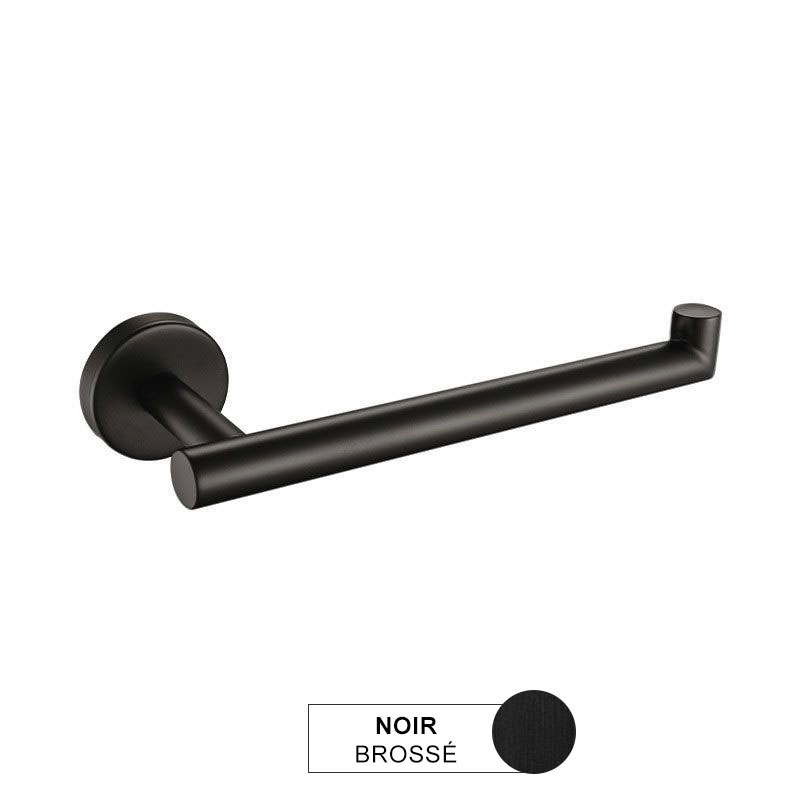 Porte-serviette, noir brossé, Châtelet