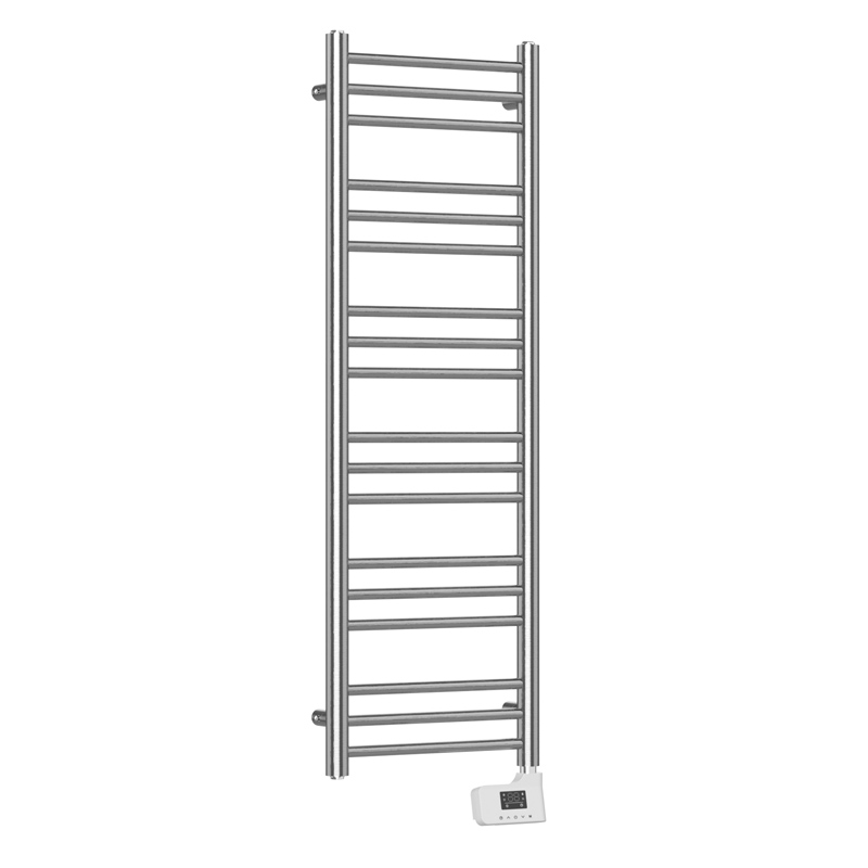 Sèche-serviette électrique, 500W, 40x120x9,2 cm, Inox brossé, Châtelet