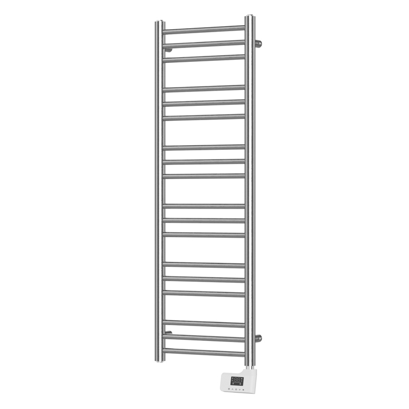 Sèche-serviette électrique, 500W, 40x120x9,2 cm, Inox brossé, Châtelet