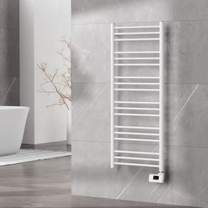 Sèche-Serviettes électrique, 120x50 cm, 500W, Blanc Mat, Châtelet