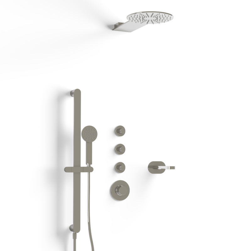 Composition bain douche thermostatique, Chrome, Infinity Flow