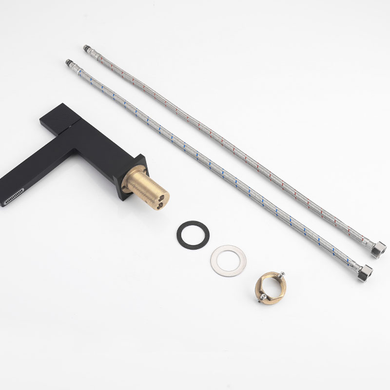 Robinet mitigeur lavabo, noir mat, Slim, Concorde