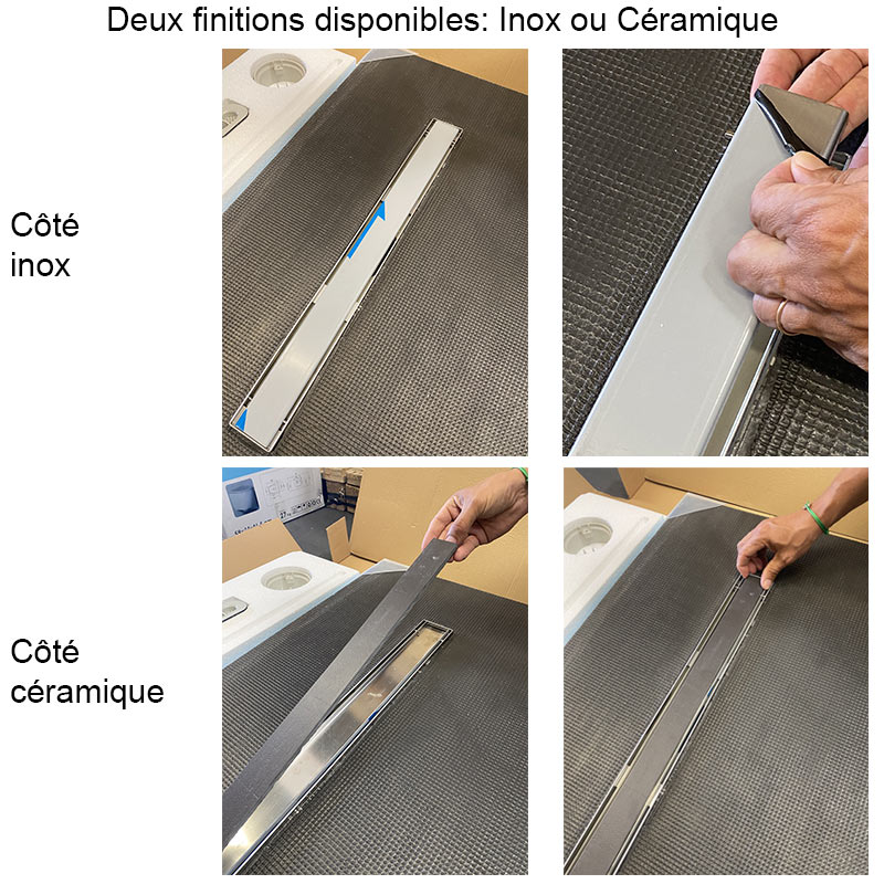 Receveur de douche à carreler 120x90 cm redécoupable, Doccia lineare
