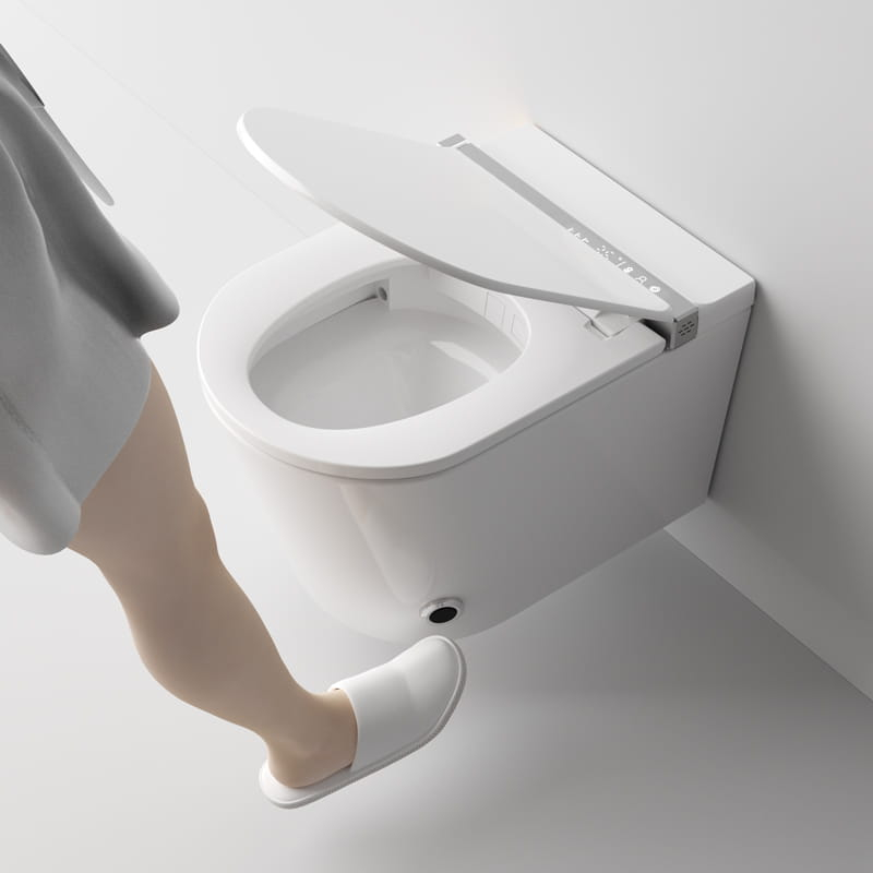 WC suspendu japonais+ Bâti support, E-Smart