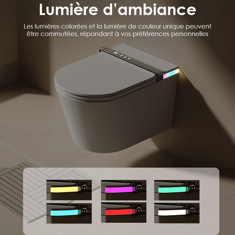 WC suspendu japonais+ Bâti support, E-Smart