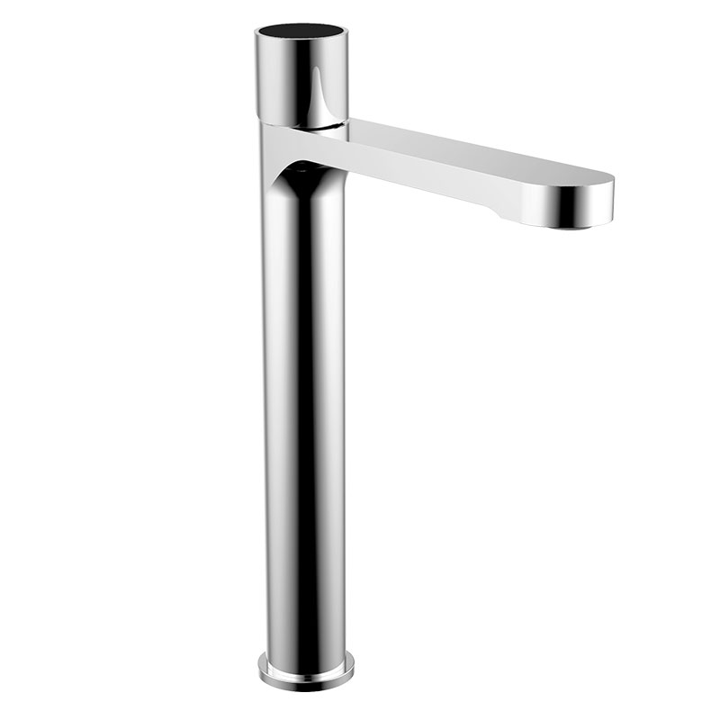 Mitigeur Lavabo Haut, chromé, manette personnalisable, Flow Round