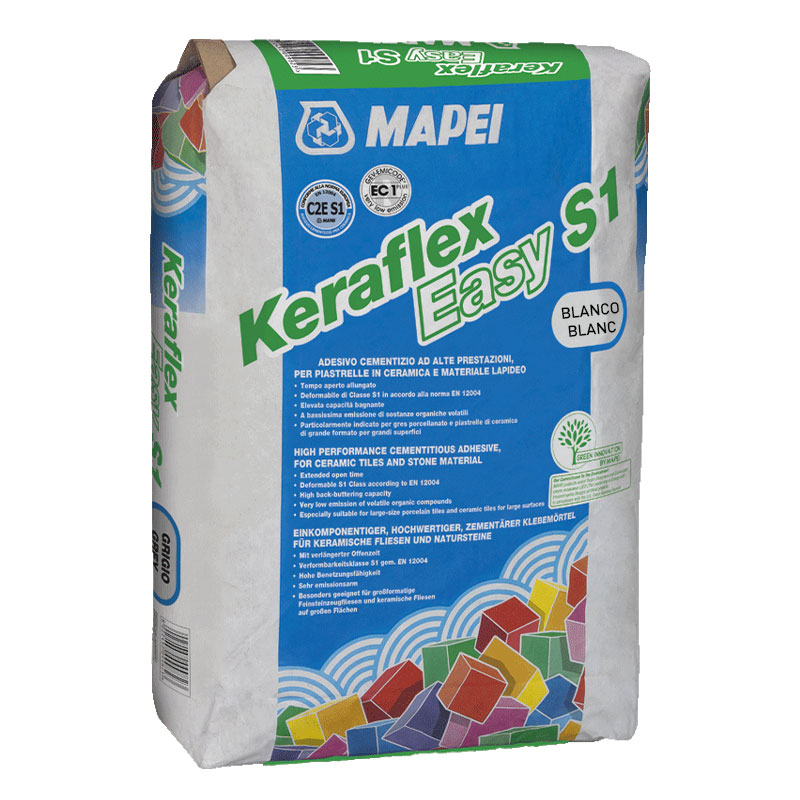 Mortier colle déformable, pour pose de grands carreaux, Keraflex Easy S1
