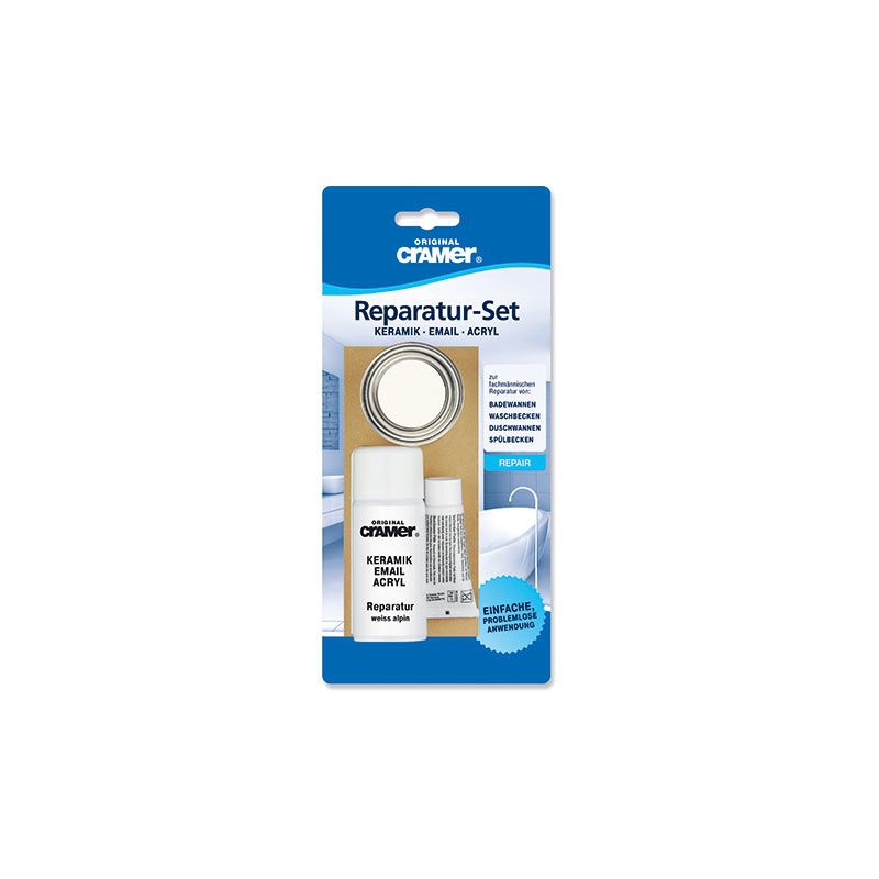 Kit de réparation pour surface acrylique, céramique et émail