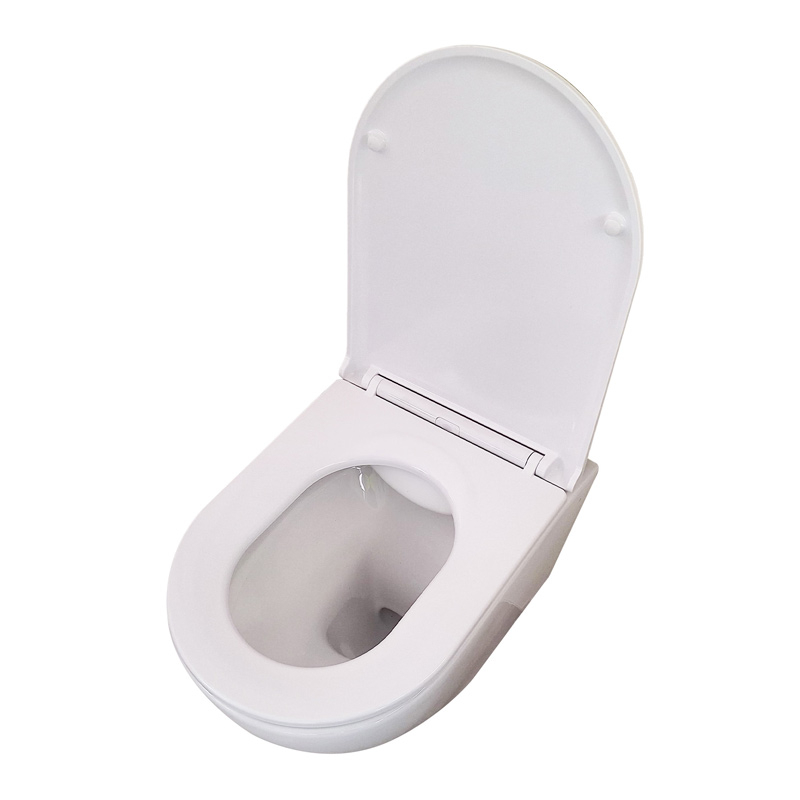 WC Suspendu compact, Blanc brillant, Kivu