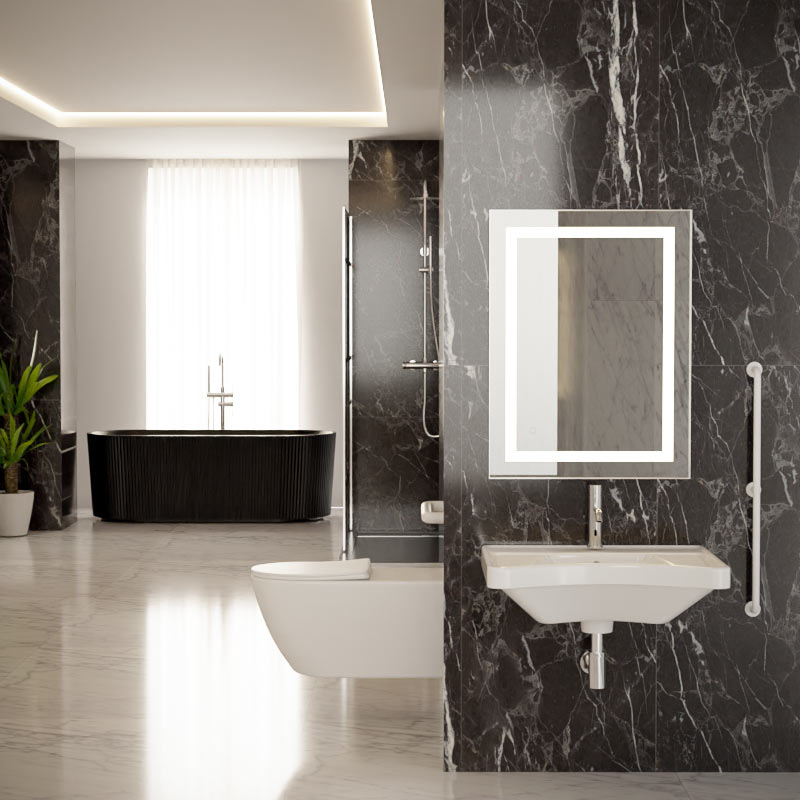 Lavabo suspendu Personne à Mobilité Réduite PMR