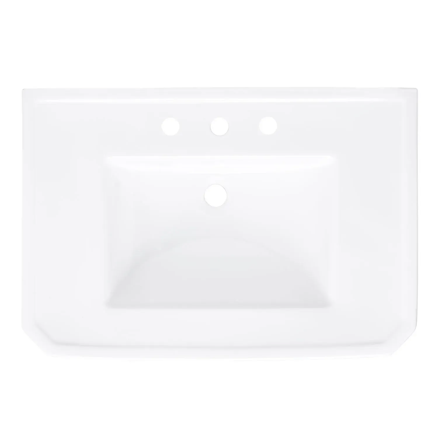 Lavabo colonne, 3 trous, 81 cm, Marilyn