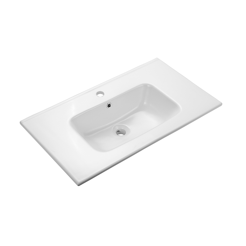 Meuble suspendu 80cm blanc mat et plan vasque céramique mat, One