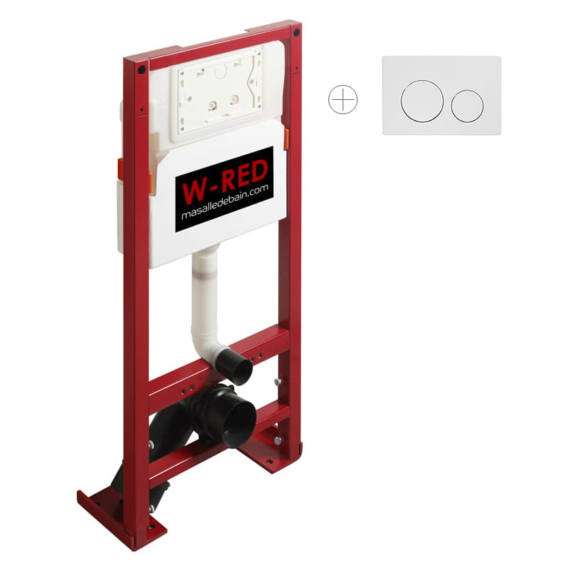 Bati-support STANDARD Autoportant universel, plaque ronde, W-RED