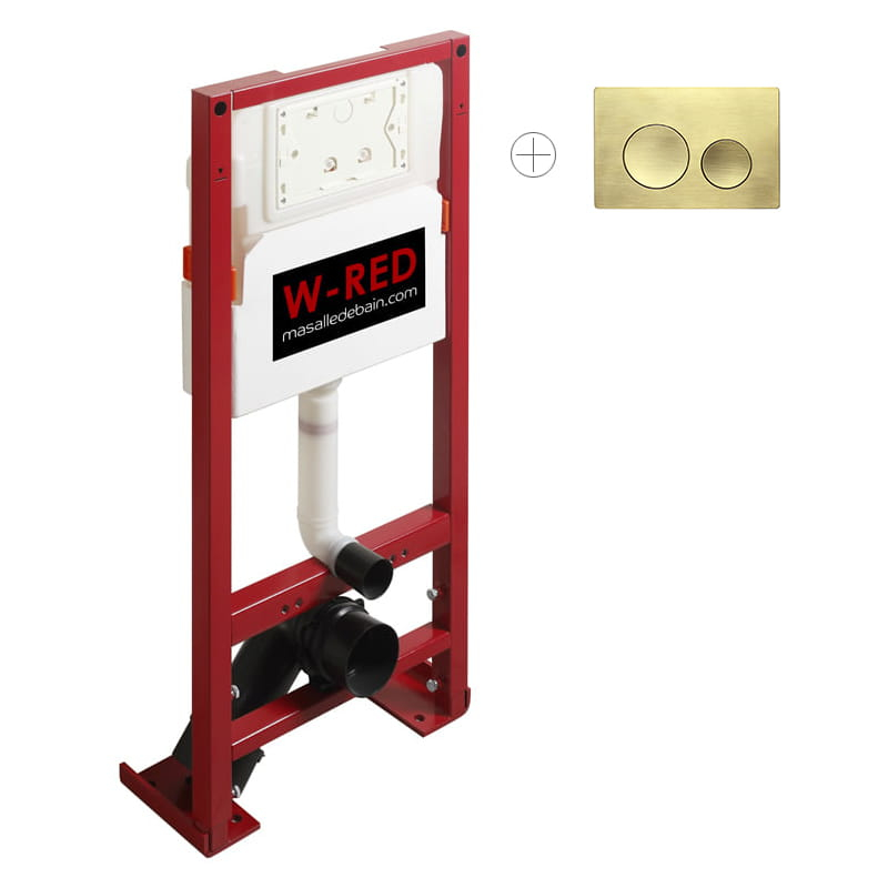 Bati-support STANDARD Autoportant universel, plaque ronde, W-RED
