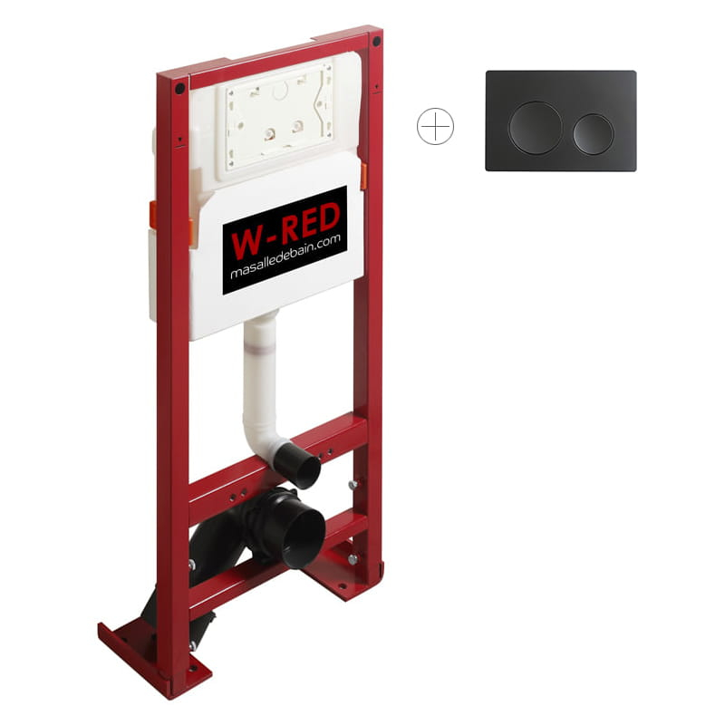 Bati-support STANDARD Autoportant universel, plaque ronde, W-RED