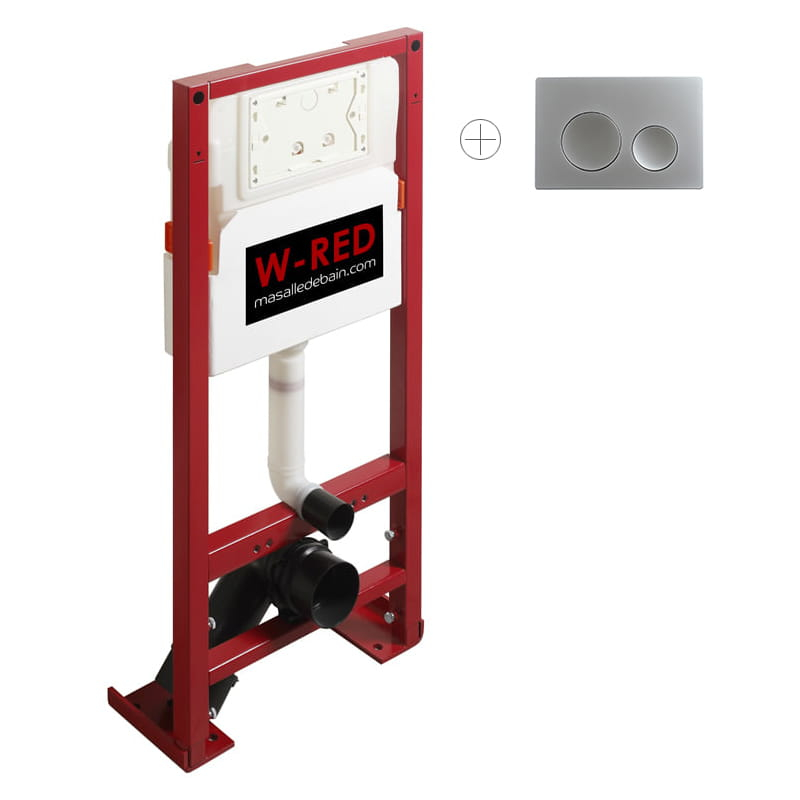 Bati-support STANDARD Autoportant universel, plaque ronde, W-RED