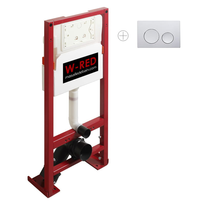 Bati-support STANDARD Autoportant universel, plaque ronde, W-RED