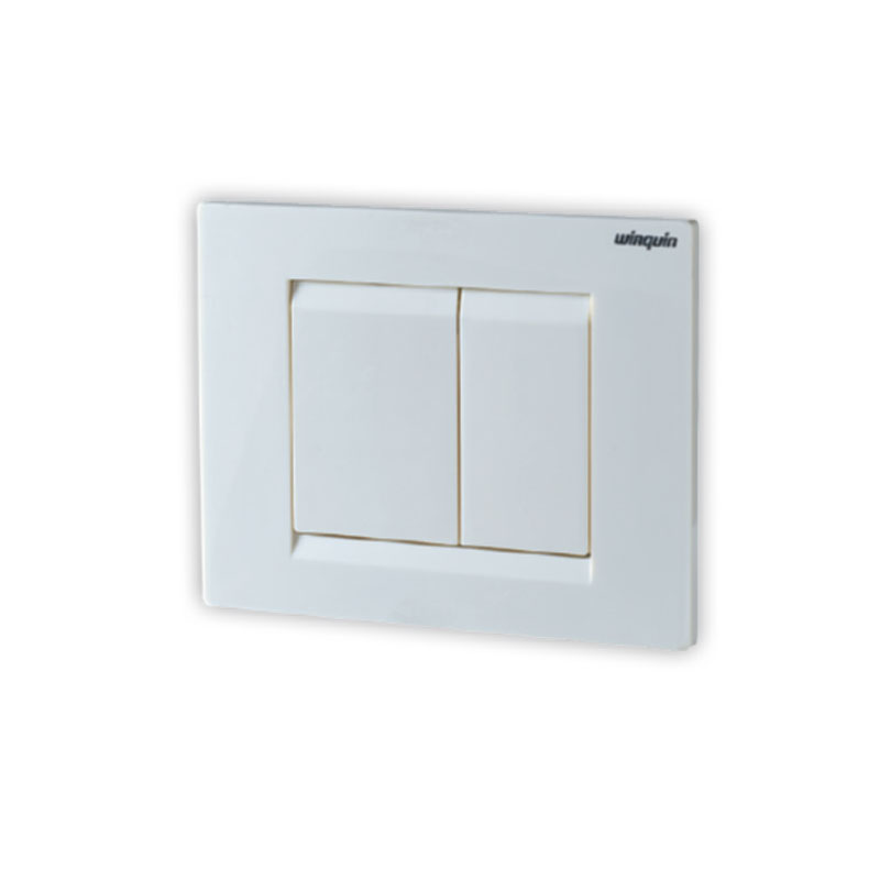 Bâti compact WIRQUIN + Plaque de déclenchement blanche + WC suspendu Alto Rimless - Pack WC suspendu
