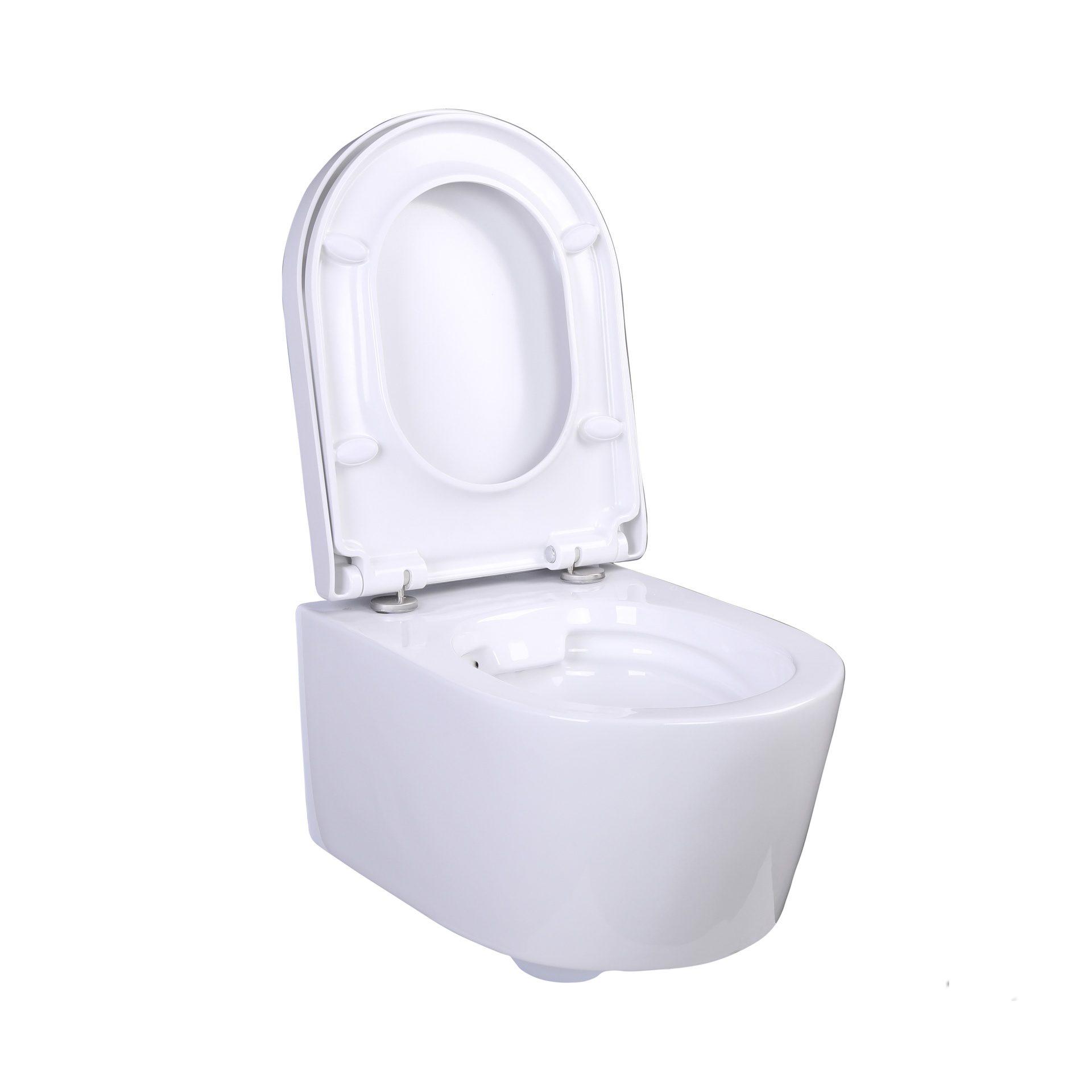 Bâti compact WIRQUIN + Plaque de déclenchement blanche + WC suspendu Alto Rimless - Pack WC suspendu